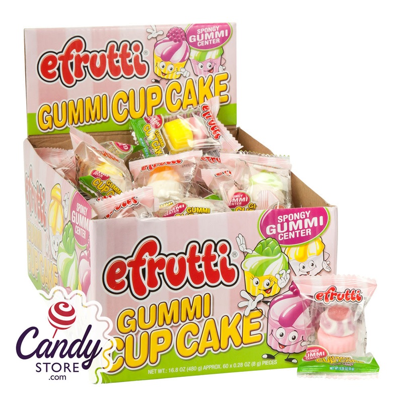 Gummy Cupcakes Candy – 60ct