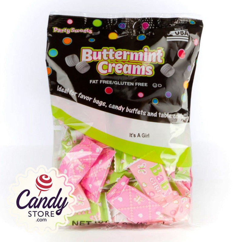 It’s a Girl Buttermint Creams – 7oz Pillow Packs