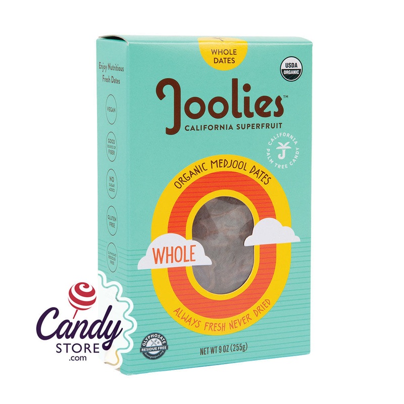 Joolies Whole Organic Medjool Dates 9oz Boxes – 12ct