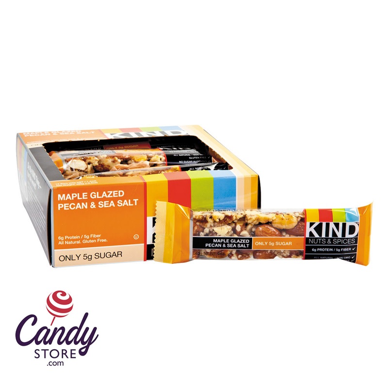 Kind Bars Maple Glazed Pecan And Sea Salt 1.4oz – 12ct