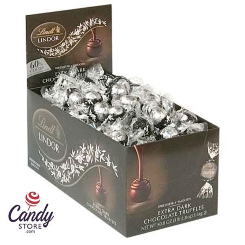 Lindt Lindor 60% Extra Dark Chocolate Truffles – 120ct