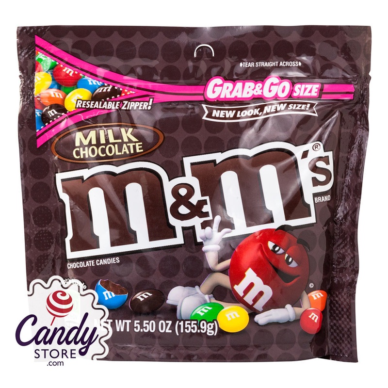 M&M’s Milk Chocolate Grab & Go Pouches – 12ct