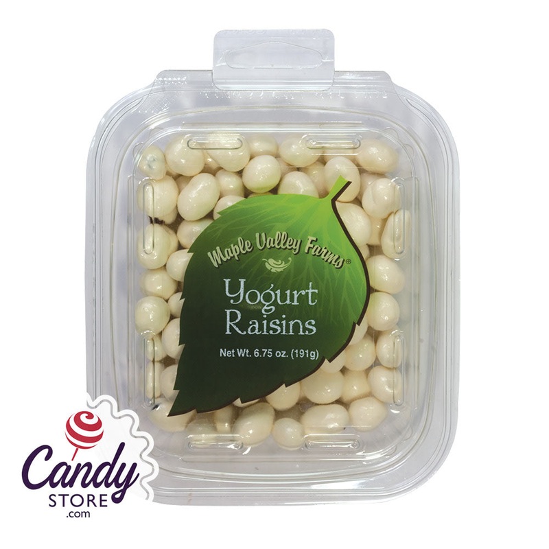 Maple Valley Farms Yogurt Raisins 6.75oz Peg Tub – 6ct