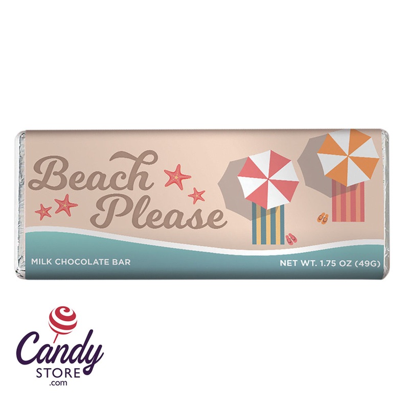 Milk Chocolate Beach Please Amusemints 1.75oz Bar – 24ct