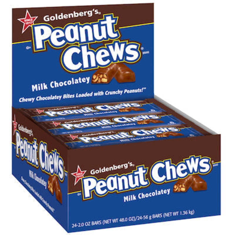 Peanut Chews Milk Chocolate Bars – 24ct