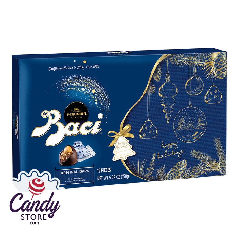 Perugina Christmas Baci Dark 12-Piece 5.29oz – 6ct