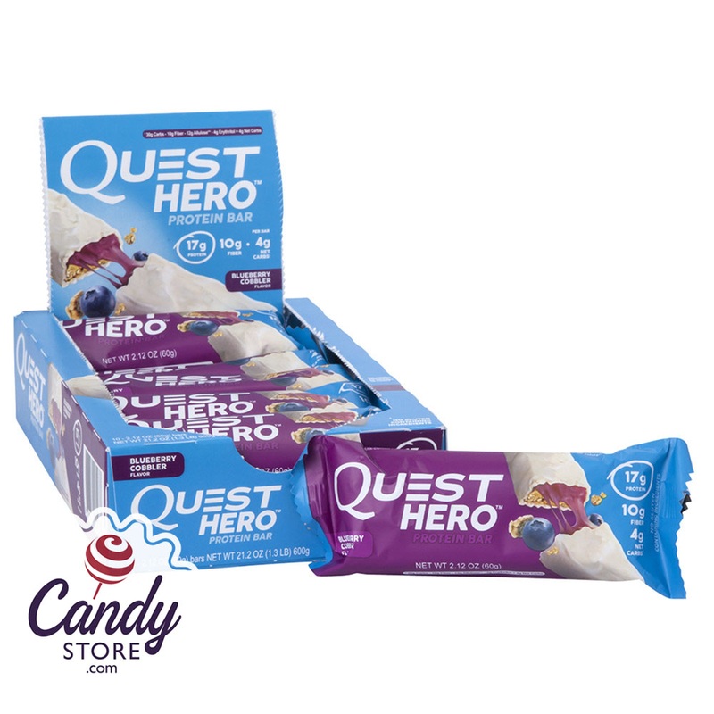 Quest Bars Hero Blueberry Cobbler 2.12oz – 10ct