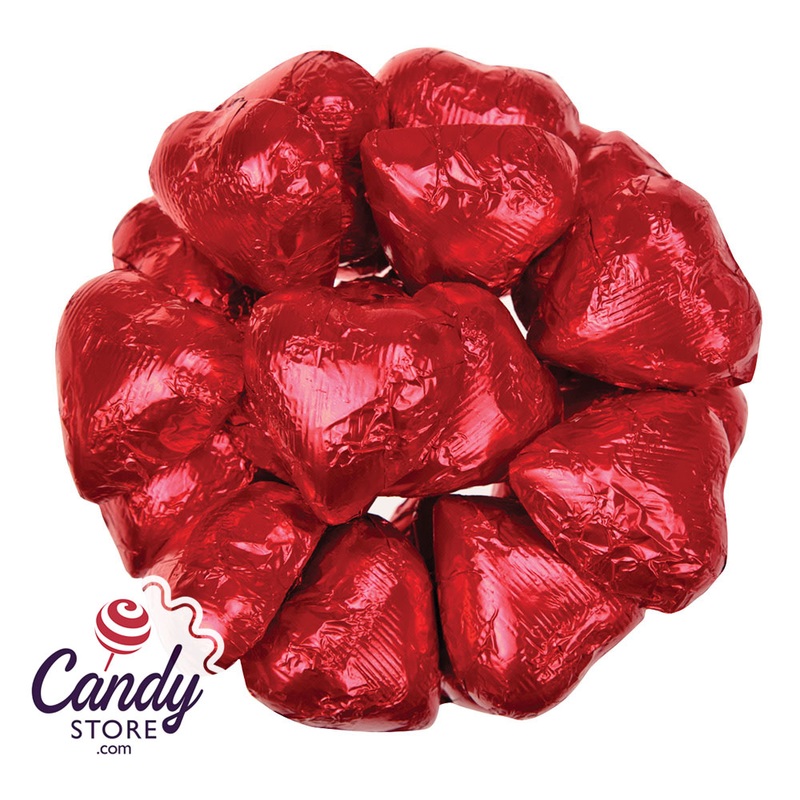 Red Foil Hearts – 10lb Bulk