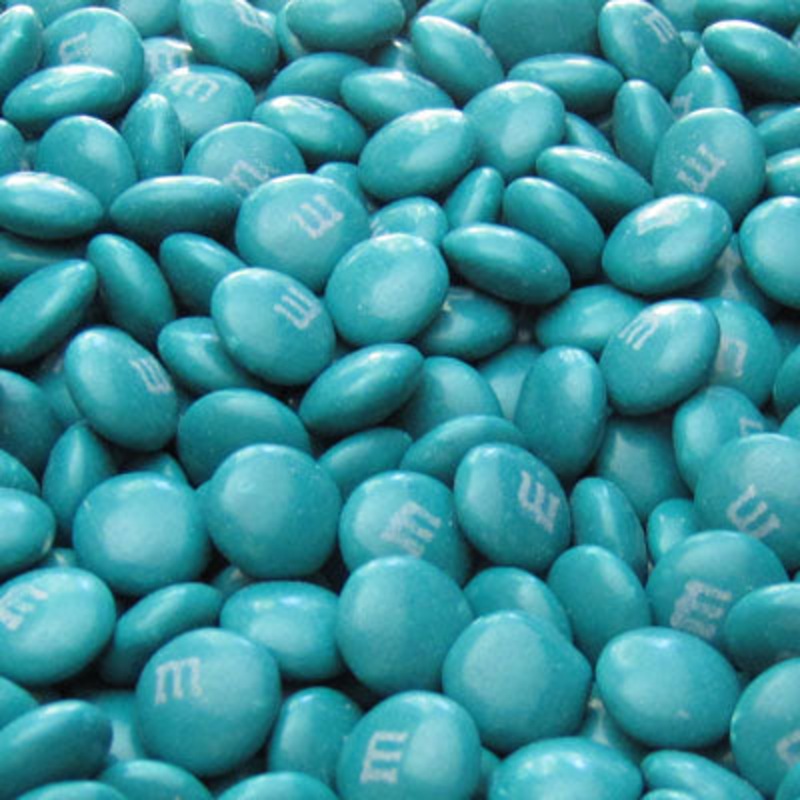 Teal Green M&Ms Candy – 10lb