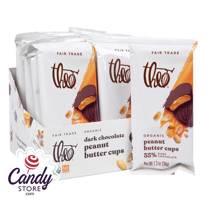 Theo Dark Chocolate Peanut Butter Cups – 12ct