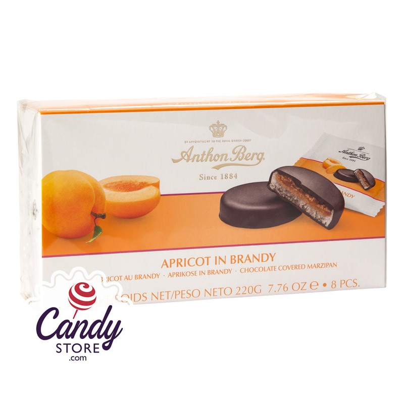 Anthon Berg Apricot In Brandy 7.76oz Boxes – 12ct
