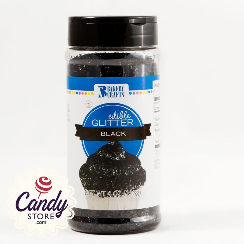 Black Edible Glitter – 4oz