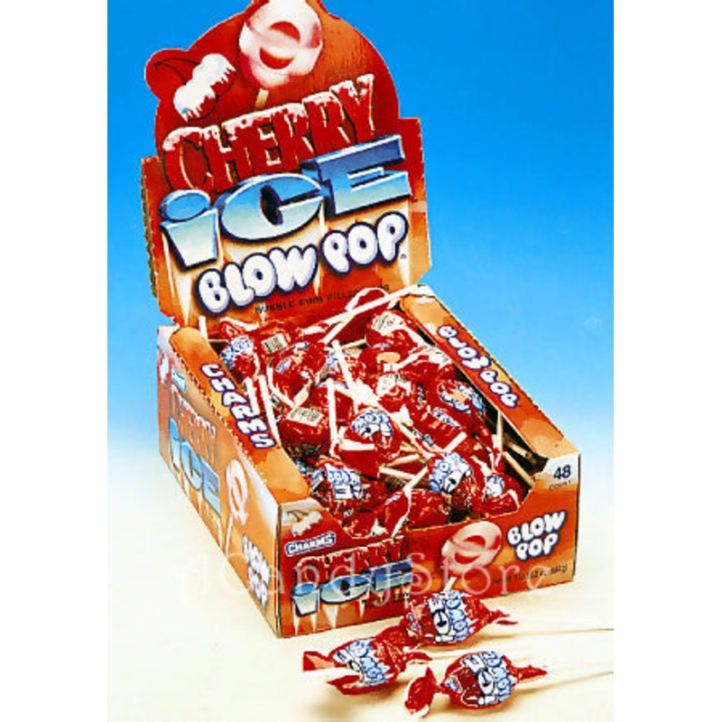 Cherry Ice Blow Pops – 48ct