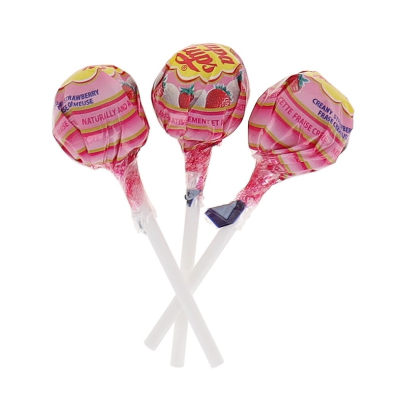 Chupa Chups Lollipops – Strawberry Yogurt – Pack of 40