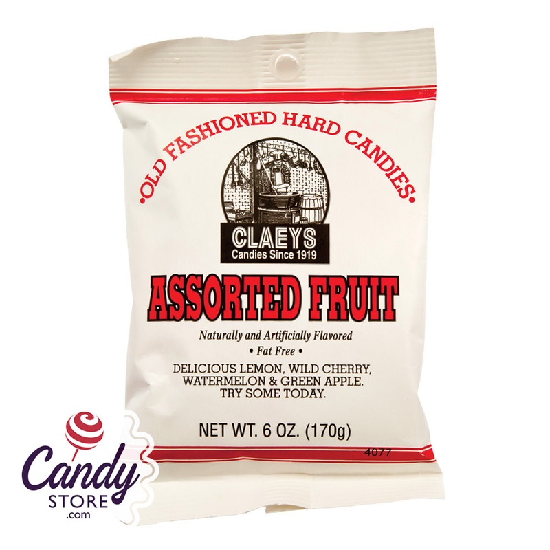 Claey’s Assorted Fruit Drops 6oz Bag – 24ct