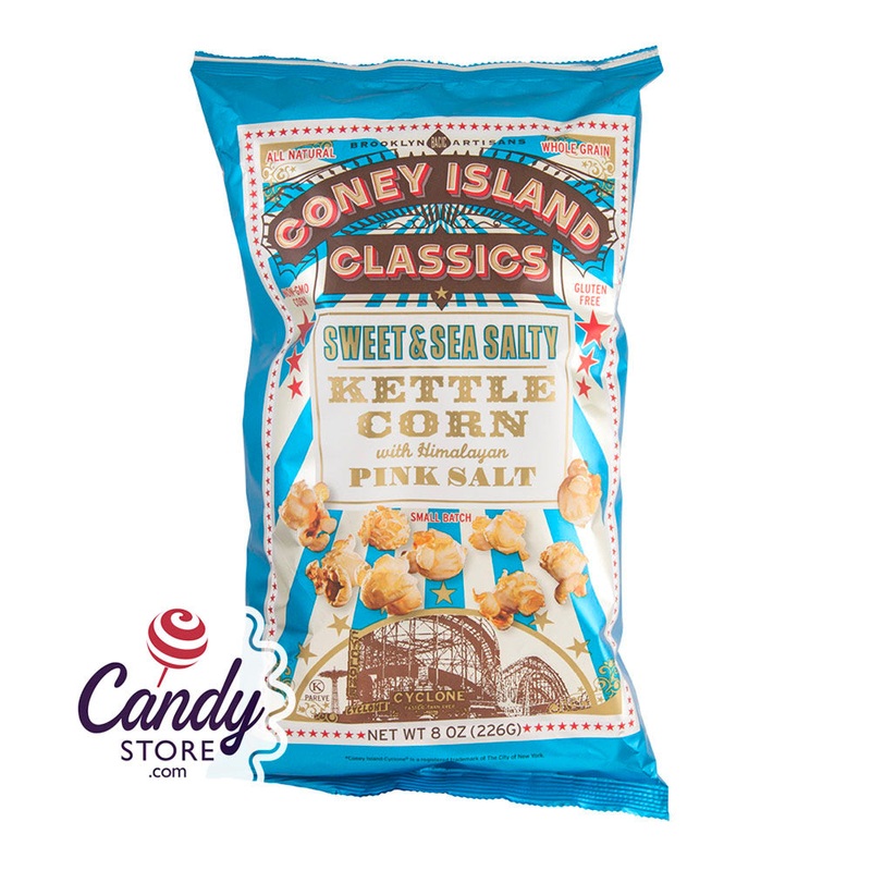 Coney Island Classics Sweet And Salty Kettle Corn 8oz Bags – 12ct