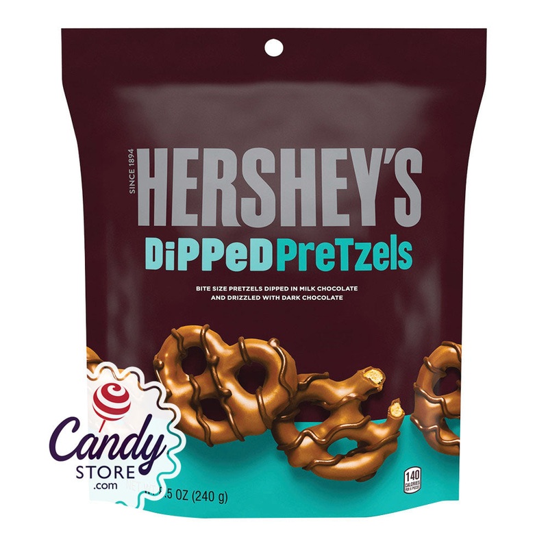 Hershey’s Milk Chocolate Pretzels 8.5oz Pouch – 6ct