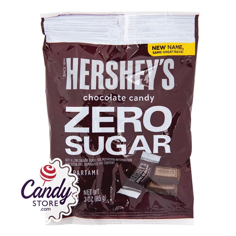 Hershey’s Zero Sugar Milk Chocolate Candy – 12ct Peg Bags