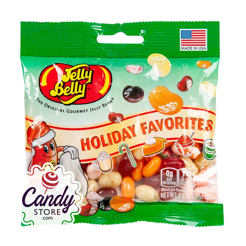 Jelly Belly Holiday Favorites 3.5oz Peg Bags – 12ct