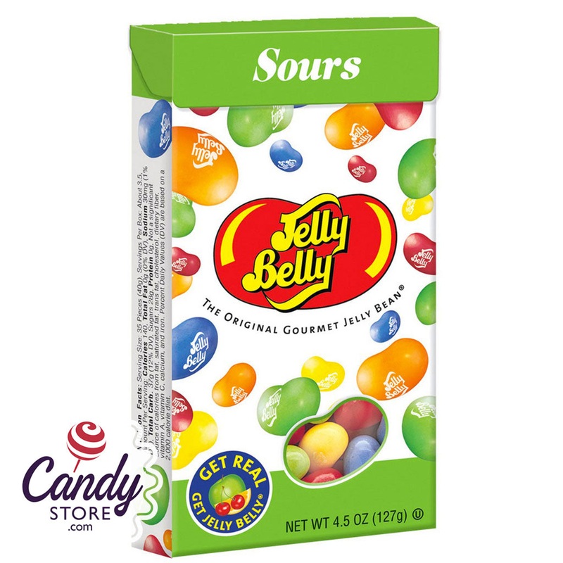 Jelly Belly Sours Jelly Beans Fliptop Box – 12ct