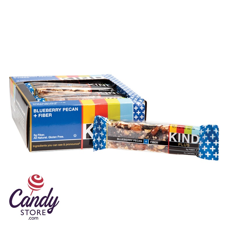 Kind Bars Blueberry Pecan Plus Fiber 1.4oz – 12ct