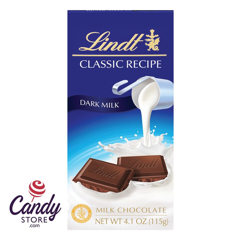 Lindt Classic Recipe 45% Milk Chocolate Bars – 12ct