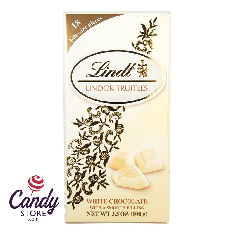 Lindt Lindor Truffle White Chocolate 3.5oz Bar – 12ct