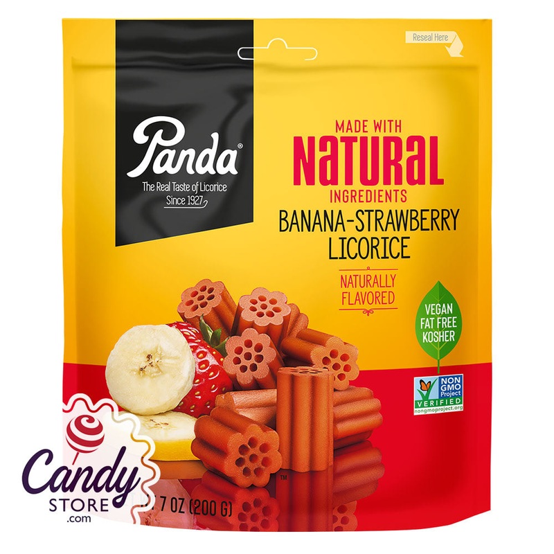 Panda Banana Strawberry Chews Bag 7oz – 6ct