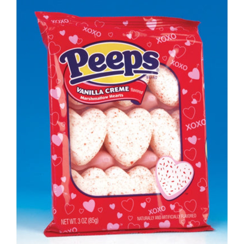 Peeps Vanilla Cream Hearts 9pc