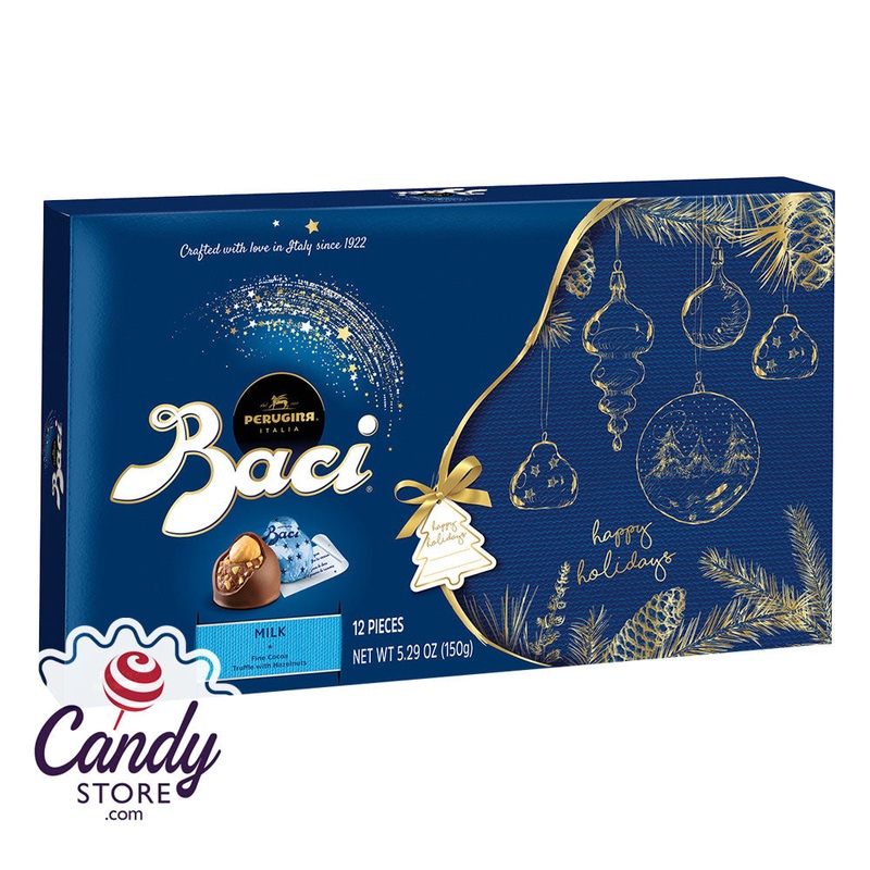Perugina Baci Milk 12-Piece Christmas Box 5.29oz – 6ct