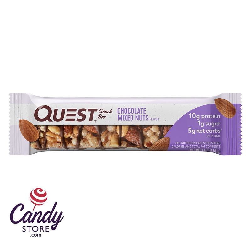 Quest Bar Chocolate Mixed Nuts 1.5oz – 12ct
