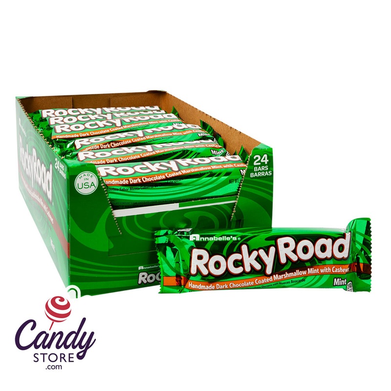 Rocky Road Bars Dark Chocolate Mint – 24ct