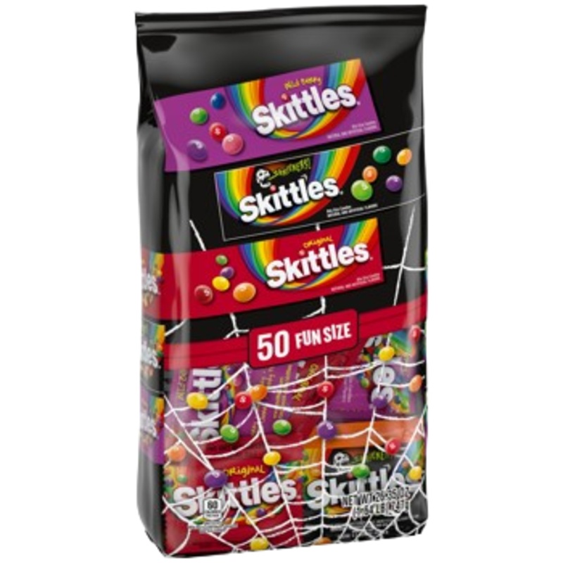 Skittles Halloween Variety Mix Funsize 50 count 26.35 oz. Bag