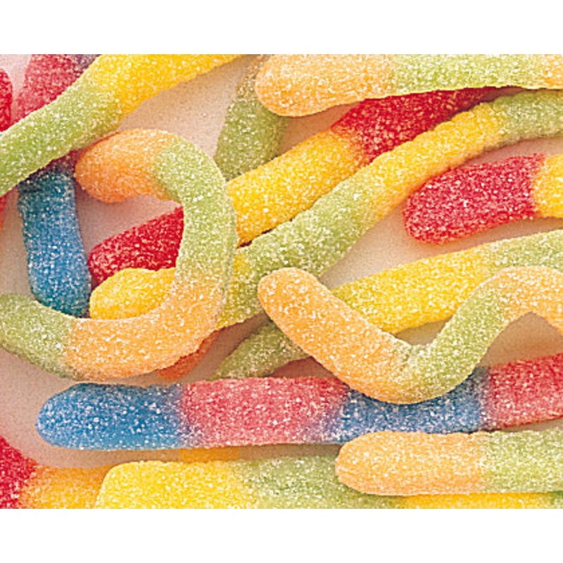 Sour Brite Crawlers Gummi Worms – 5lb