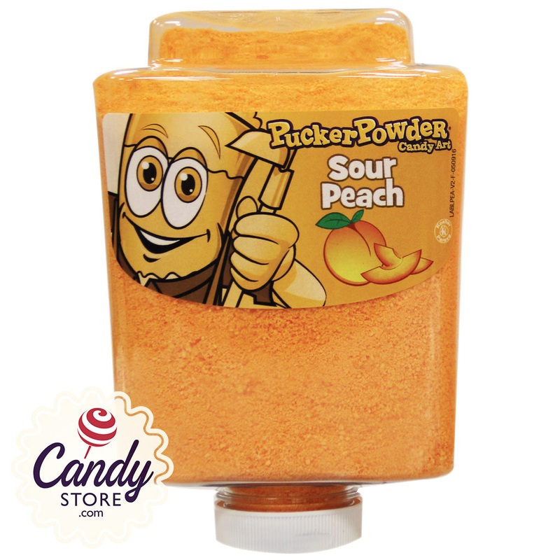 Sour Peach Pucker Powder Candy Art – 9oz Bottle