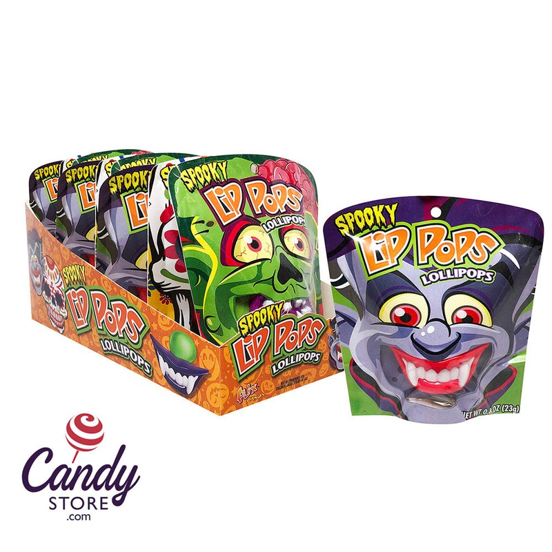 Spooky Lip Pops 0.8oz Lollipop – 24ct