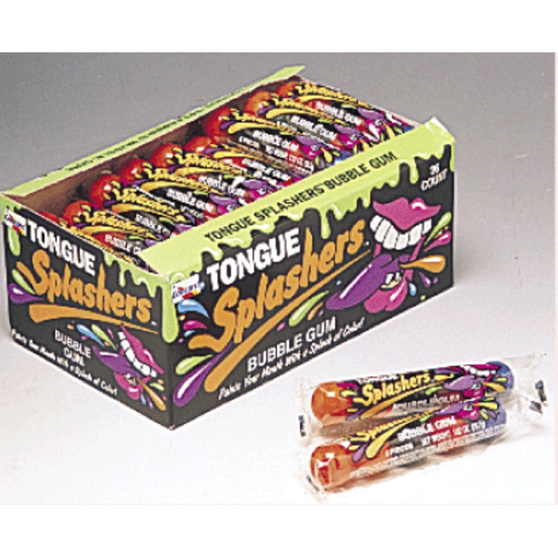 Tongue Splashers Bubble Gum 5pc – 36ct