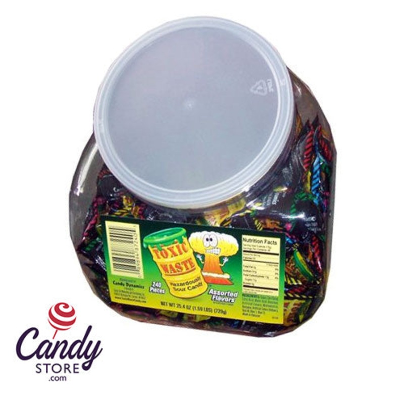 Toxic Waste Candy Fish Bowl – 240ct