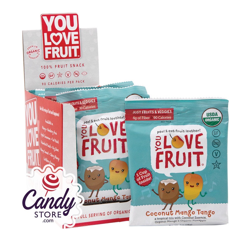 You Love Fruit Mango Coconut 1oz Bags – 12ct