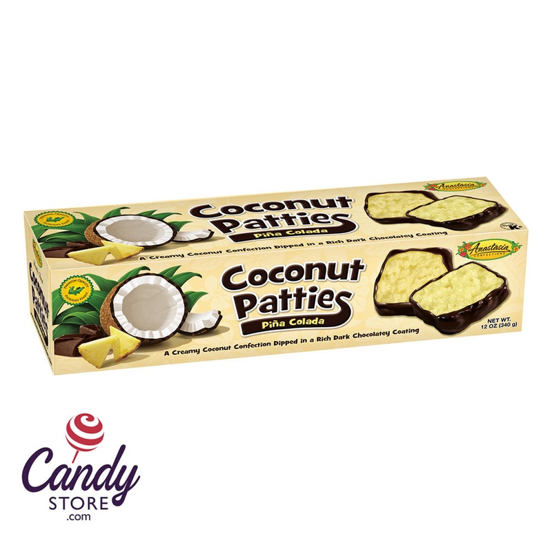 Anastasia Pina Colada Coconut Patties – 12ct Boxes