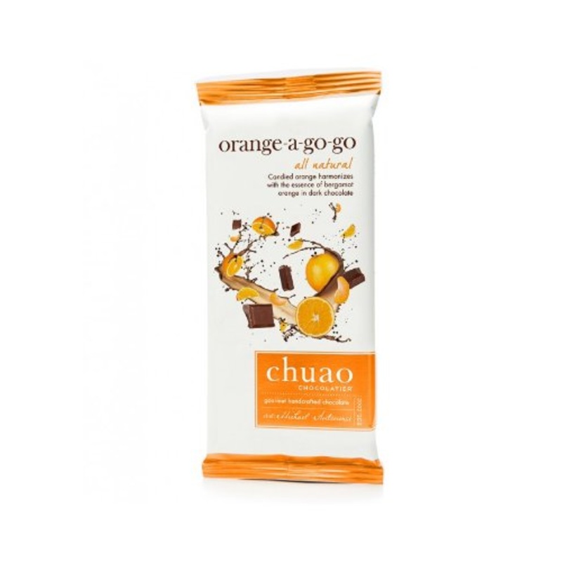 Chuao Orange A-Go-Go Dark Chocolate Bars – 12ct