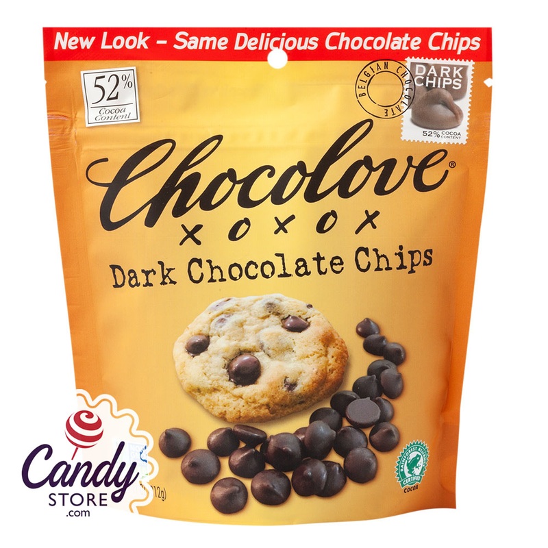 Dark Chocolate Chocolove Baking Chips 11oz Pouch – 8ct
