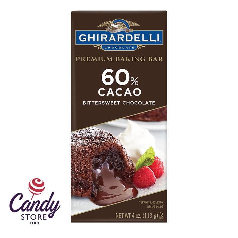 Ghirardelli Bittersweet Baking 4oz Bar – 12ct