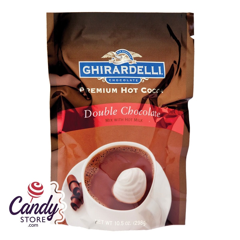 Ghirardelli Hot Chocolate Double Chocolate 10.5oz Pouch – 6ct