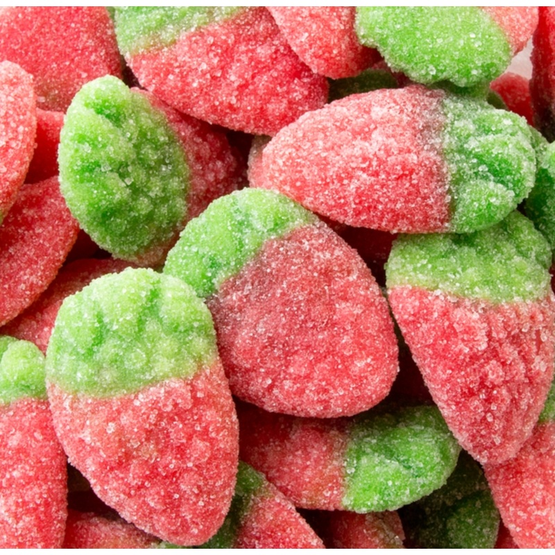 Giant Sour Gummi Strawberries – 5lb