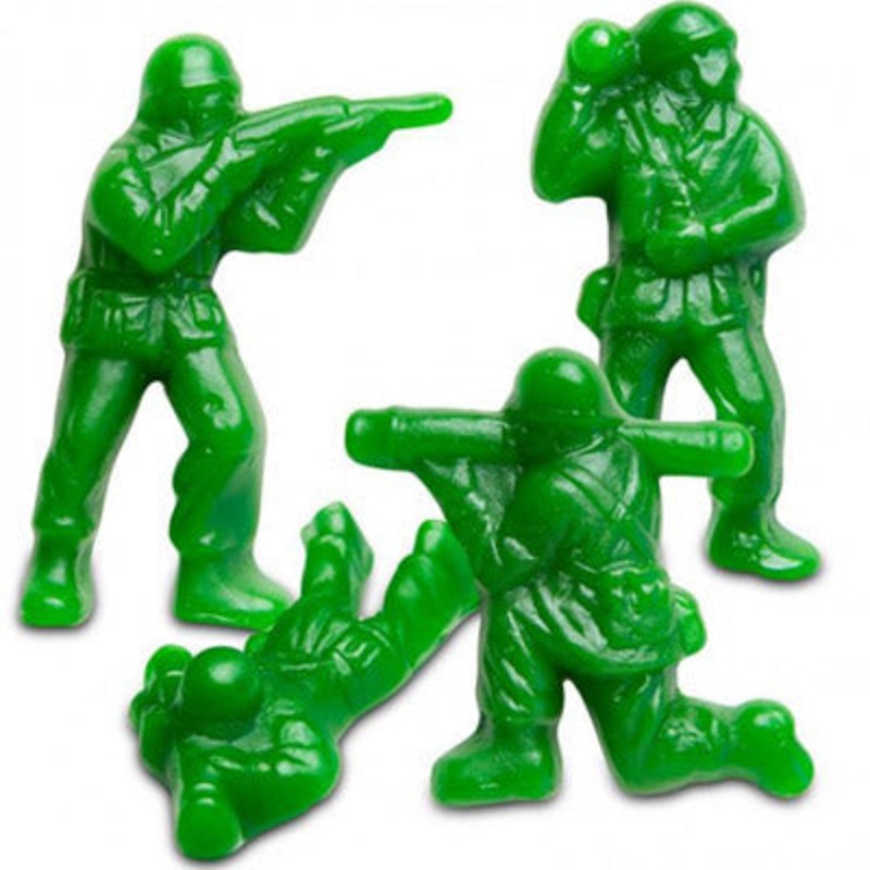 Gummy Green Army Guys – 5lb