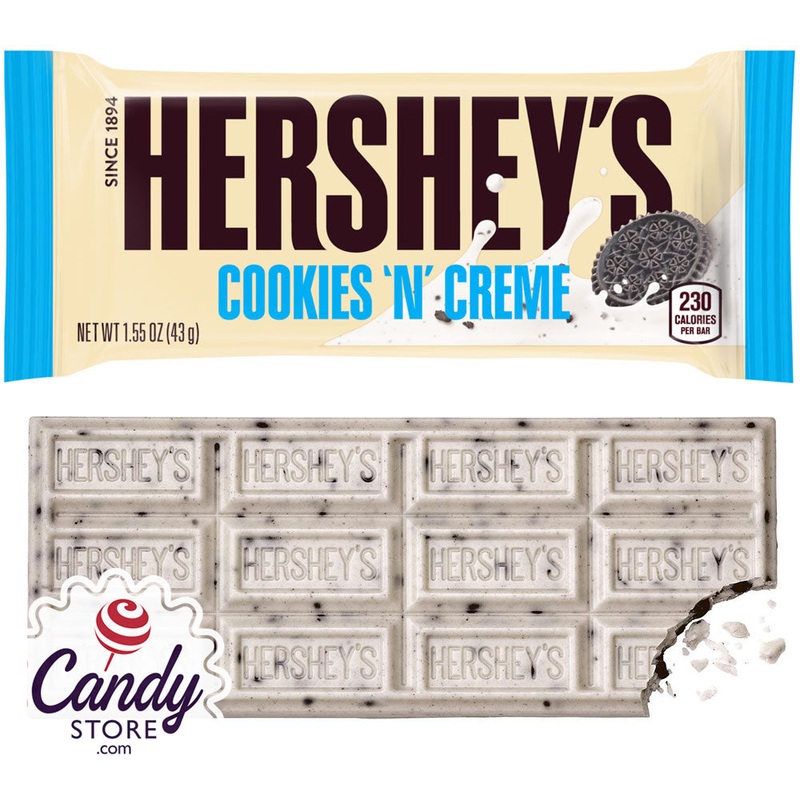 Hershey’s Cookies N Cream Bars from Hershey’s – 36ct