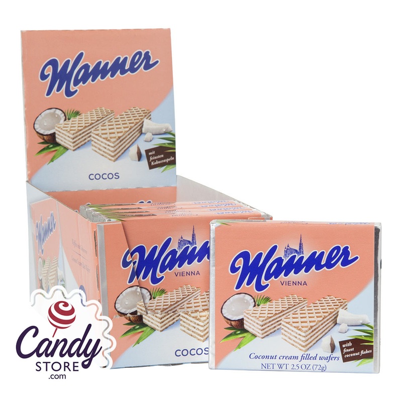 Manner Coconut Wafers 2.54oz – 12ct