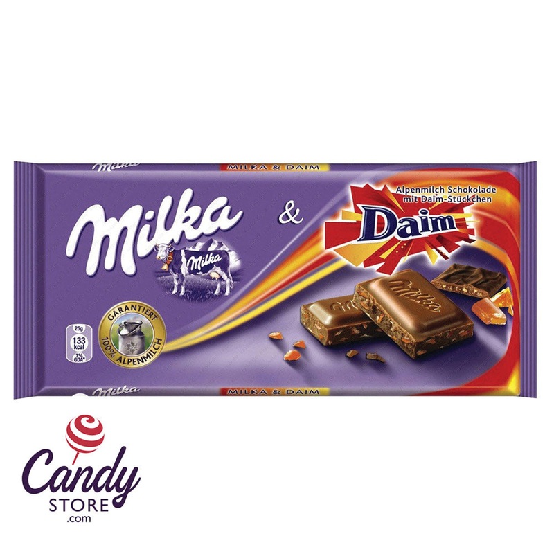 Milka Bar Daim 3.5oz – 22ct