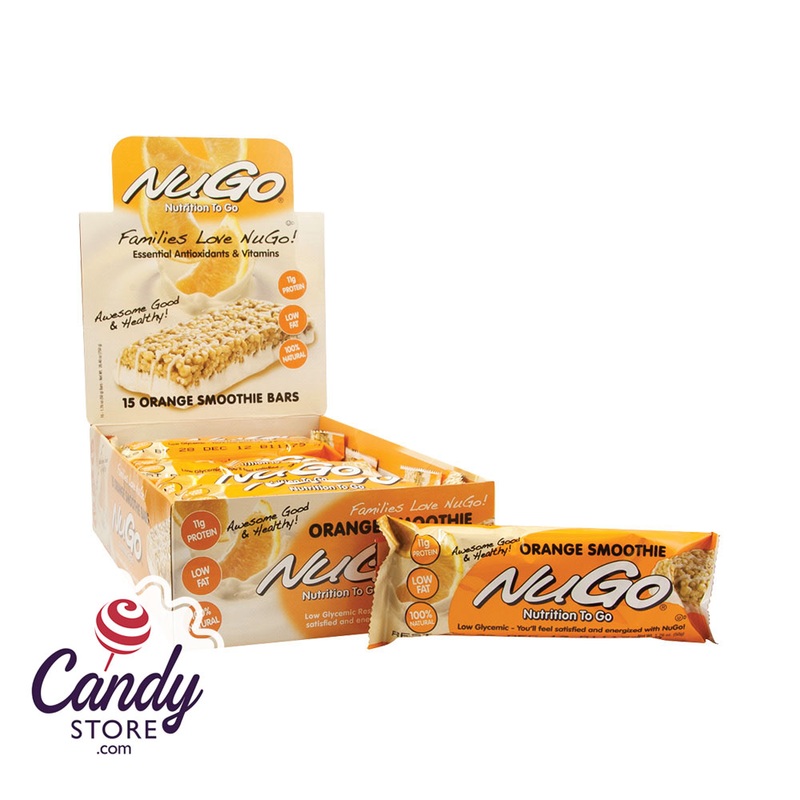Nugo Orange Smoothie Protein Bar 1.76oz – 15ct
